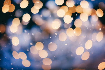 Wall Mural - christmas lights background