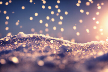 Wall Mural - christmas lights background