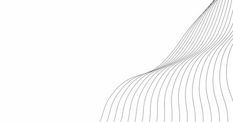 curved wavy lines tech futuristic motion background. dynamic abstract line waving loop line. Metaverse Abstract Seamless wave abstract lines stream 4K background loop