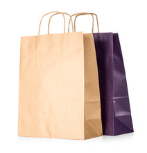  shopping paper bag.