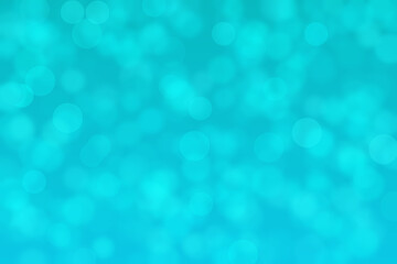 Wall Mural - Turquoise abstract bokeh background