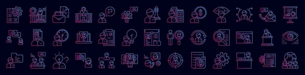 Poster - Rescruitment nolan icon collections vector design