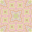 Tribal seamless pattern graphic design. Damask geometric background. Tile print in ethnic style.