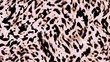 Elegant leopard print background design with animal skin texture and gold stains.