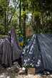 Homeless peoples tents in downtown Sao Paulo, Brazil.