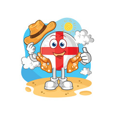 Wall Mural - england go on vacation. cartoon mascot vector