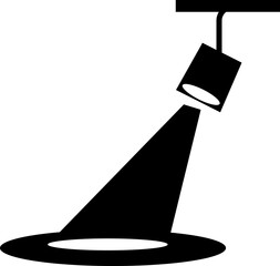 Poster - Spotlight icon. Trendy flat vector Spotlight icon on white background from Cinema collection, vector illustration.eps