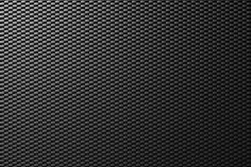 Poster - 3D rendering. Black  pattern of cubes of different shapes. Minimalistic pattern of simple shapes. Bright creative symmetric texture