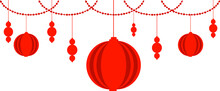 Red Chinese Lanterns Decoration