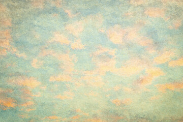 Wall Mural - vintage watercolor clouds