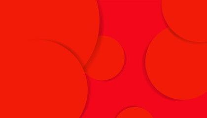 Poster - Orange circle shape banner background. Vector illustration. EPS 10.