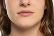 © vladimirfloyd - Human female lips close-up, macro ,natural, no makeup.