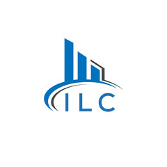 ILC letter logo. ILC blue image. ILC Monogram logo design for entrepreneur and business. ILC best icon.	
