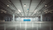 © tiero - empty warehouse with concrete floor.