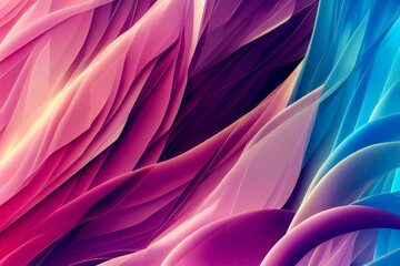 Wall Mural - abstract gradient colorful background wallpaper 03 generative ai illustration