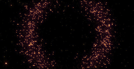 Wall Mural - abstract sparkling gold dust glitter magic background