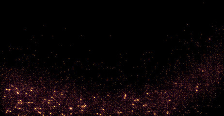 Wall Mural - abstract sparkling gold dust glitter magic background