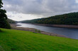 Much needed rain clouds gather over Ladybower reservoir.