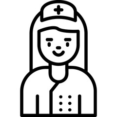 Canvas Print - Nurse Icon