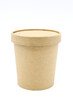 Paper cup on a white background