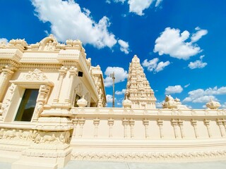 Wall Mural - Historic Karya Siddhi Hanuman Hindu Temple on a sunny day