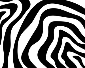 Wall Mural - vector seamless pattern with zebra skin.