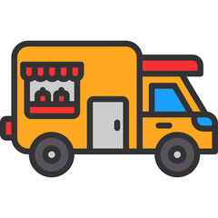 Poster - Food Truck Icon