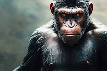 Human Ape Staring Into Camera Animal Revolution