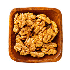 Bunch of peeled whole walnuts