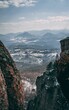 Landscapes seen from Belogradchik Rocks in Bulgaria