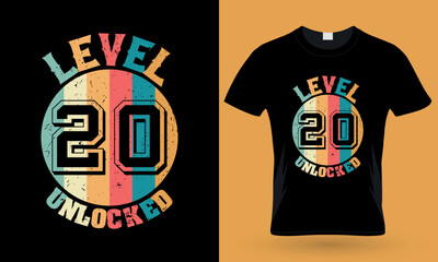 Level 20 Unlocked T-shirt