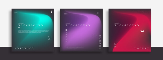 Wall Mural - Creative futuristic Business marketing social media post template