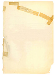 Poster - old brown parchment transparent PNG