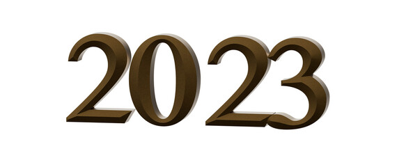 Poster - Happy New Year 2023 Text Typography Design Patter,
