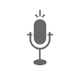 Microphone icon for singing in karaoke