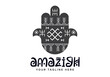 Amazigh logo design, Tifinagh symbol, berber letter drawing, African symbol,
