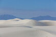canvas print picture White sand dunes