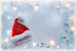 © Swetlana Wall - Happy new Year Santa Hat on white backgound
