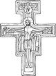  Hand drawn illustration of the Cross of Saint Damian.