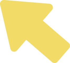 Poster - yellow arrow icon