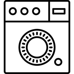 Wall Mural - Washing Machine Icon