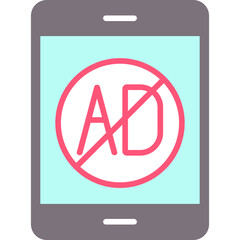 Wall Mural - Ad Blocker Icon