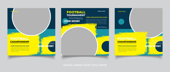 Poster - Football for social media posts