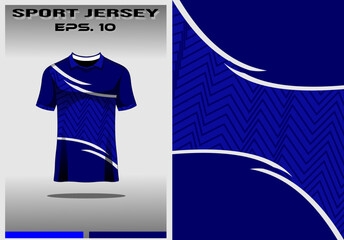 Poster - Textured sport jersey template design