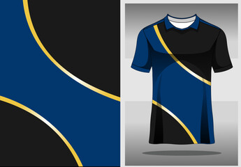 Poster - Textured sport jersey template design