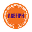 Symbole AGEFIPH association de gestion du fonds pour l'insertion professionnelle des personnes handicapées