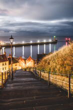 '199 Steps' In Whitby At Night