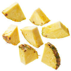 Sticker - Flying pineapple slices