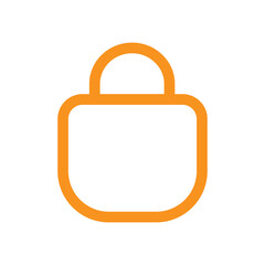Poster - Shopping bag icon design for web interfaces and applications
