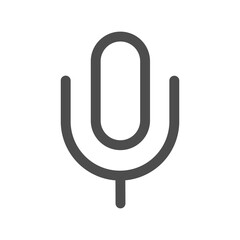 Poster - Microphone icon design for web interfaces and applications